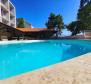 Lovely first line hotel of 45 rooms (121 beds) on Korcula for sale first line to the sea, rent also possible 