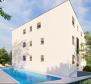 New lux building with swimming pool on Ciovo just 300 meters from the sea 