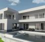 New villa with pool and panoramic sea view in Crikvenica 
