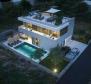 Luxury villa near the sea under construction, 100 meters from the beach 
