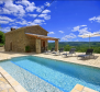Two stone properties with a swimming pool in Oprtalj with a view of Motovun - pic 2