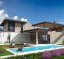 Luxury villa under construction with sea view in Vodnjan, within modern domain 