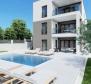 New apart-complex with pool of modern architecture in Poreč region, 8 km from the sea 
