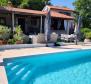 Villa with 2 residential units, swimming pool and large garden in Rabac area 