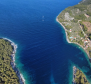 Magnifique terrain dans la région de Vela Luka sur l'île de Korcula, à 60 m de la mer 