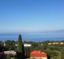 Grundstück mit wunderschönem Meerblick in Opric oberhalb von Opatija 