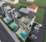 Nagyszerű penthouse egy új komplexumban Sukosanban - 1. vonal a tengerhez! - pic 8
