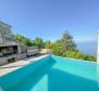 Villa Veprinacban, Opatija medencével és gyönyörű kilátással a tengerre - pic 51