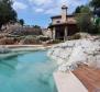 A stone beautiful villa with a swimming pool in Krsan, 5 km from the sea - pic 3
