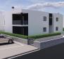 Nové apartmány Poreč, 1500 metrů od pláže, na prodej 