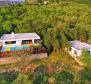 Villa in Kostrena with beautiful sea view on a large land plot of 2200 sq.m. 