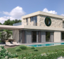 Modern design villa with pool and sea view just 500 meters from the sea in Rabac area 
