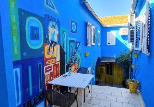 Unvergessliches blaues Haus in der Gegend von Zadar 