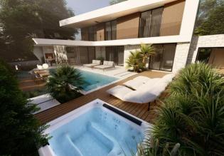Project of a luxury modern villa in Porec area 