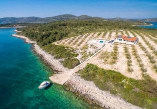 One and only isolated island villa with olive grove of 47500 sq.m. of land, mooring and absolute privacy 
