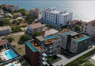 Moderne neue Apartments in der Nähe des Meeres in der Gegend von Zadar 
