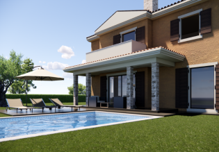 Villa with pool surrounded by nature and greenery in Visnjan, gates to Porec 