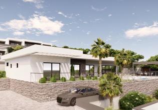 Moderne Villa mit Panoramablick auf das Meer im Bau, Crikvenica 