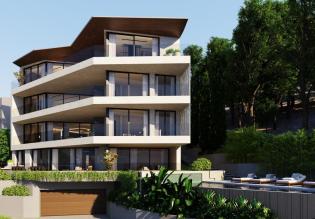 New extravagant residence in Opatija with swimming pool, lift and panoramic terraces 