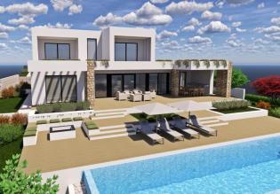 Modern new building in an attractive location in Rabac area, 5 km from the sea 