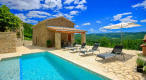 Two stone properties with a swimming pool in Oprtalj with a view of Motovun - pic 5